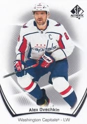 2021-22 SP Authentic Base Set Alex Ovechkin #38 card