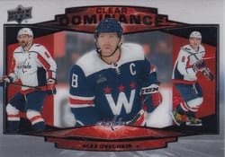 2022-23 Upper Deck Clear Dominance Alex Ovechkin #CD19 card
