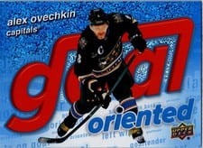 2025 Upper Deck Goal Oriented Alex Ovechkin #GO-8 card
