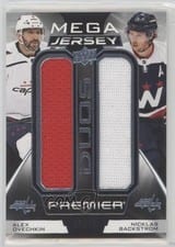 2022-23 Upper Deck Premier Premier Mega Jersey Duos Alex Ovechkin/Nicklas Backstrom #PM2-BO card