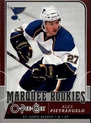 2008-09 O-Pee-Chee Base Set Alex Pietrangelo #793 card