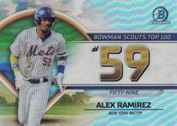 2023 Bowman Bowman Scouts Top 100 Alex Ramirez #BTP-59 card