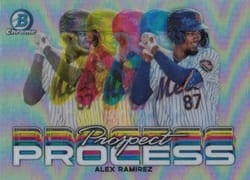 2023 Bowman Chrome Prospect Process Alex Ramirez #PRP-16 card