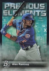 2023 Bowman Platinum Precious Elements Alex Ramirez #PE-12 card