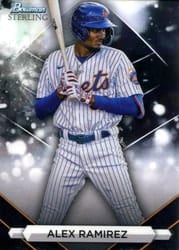 2023 Bowman Sterling Base Set Alex Ramirez #BSP-63 card