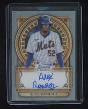 2023 Bowman Sterling Opulence Autographs Alex Ramirez #SOA-AR card