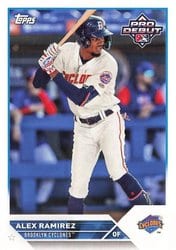 2023 Topps Pro Debut Base Set Alex Ramirez #PD-182 card