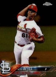 2018 Topps Chrome Base Set Alex Reyes #5 card