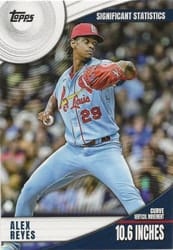 2022 Topps Significant Statistics Alex Reyes #SS-19 card