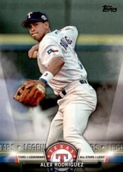 2018 Topps Update Salute Alex Rodriguez #S-17 card