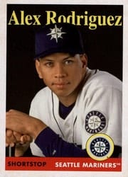2019 Topps Archives Base Set Alex Rodriguez #90 card