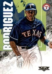 2019 Topps Fire Base Set Alex Rodriguez #78 card