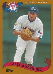 2020 Topps Archives Base Set Alex Rodriguez #264 card