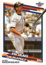 2022 Topps Opening Day Bomb Squad Alex Rodriguez #BS-4 card