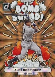 2023 Donruss Bomb Squad Alex Rodriguez #BS1 card