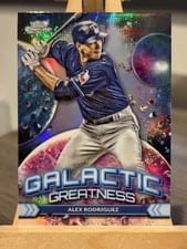 2024 Topps Cosmic Chrome Galactic Greatness Alex Rodriguez #GG-2 card