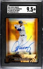 2024 Topps Tribute Pillars Of The Game Autographs Alex Rodriguez #PTGA-AR card