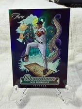2025 Panini Three and Two Downtown Alex Rodriguez #12 card