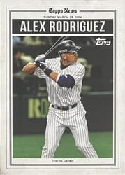 2025 Topps History of Japanese Baseball Alex Rodriguez #HB-5 card