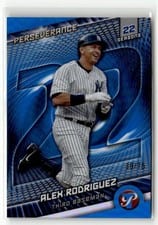 2025 Topps Pristine Perseverance Alex Rodriguez #P-14 card