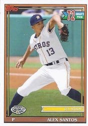 2021 Topps Pro Debut Base Set Alex Santos #PD-198 card