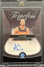 2025-26 Bowman Timeless Touch Signatures Alex Sarr #TTA-AS card