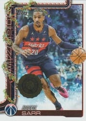2025-26 Topps Holiday Base Set Alex Sarr #H75 card