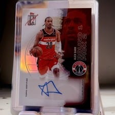 2025-26 Topps Signature Class Veteran Class Chrome Autographs Alex Sarr #VCC-AS card