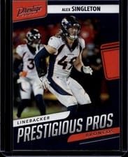 2024 Panini Prestige Prestigious Pros Alex Singleton #PP-ASN card