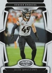 2025 Panini Certified Base Set Alex Singleton #30 card