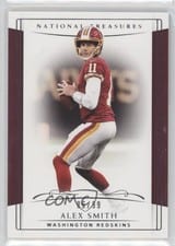 2018 National Treasures Alex Smith #96 card