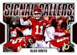 2018 Score Signal Callers Alex Smith #15 card