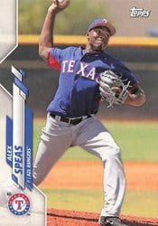 2020 Topps Pro Debut Base Set Alex Speas #PD-43 card