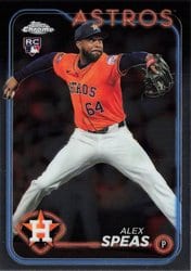 2024 Topps Chrome Update Base Set Alex Speas #USC175 card