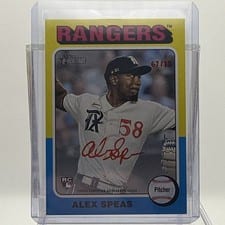 2024 Topps Heritage Real One Autograph Alex Speas #ROA-ASP card