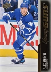 2021-22 Upper Deck Base Set Alex Steeves #742 card
