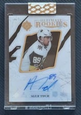 2020-21 Upper Deck Clear Cut Rookie Tribute Autographs Alex Tuch #RT-AT card