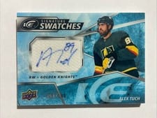 2021-22 Upper Deck Ice 2019 Update - Signature Swatches Alex Tuch #SW-AT card