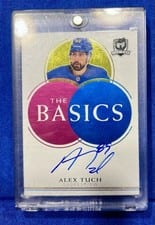 2021-22 Upper Deck The Cup The Basics Autograph Alex Tuch #TB-TC card