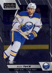 2023-24 O-Pee-Chee Platinum Base Set Alex Tuch #33 card