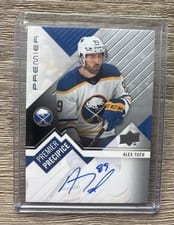 2023-24 Upper Deck Premier Premier Precipice Autograph Alex Tuch #PP-AT card