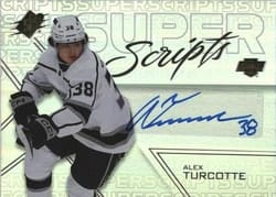 2024-25 SPx SuperScripts Alex Turcotte #SS-AT card