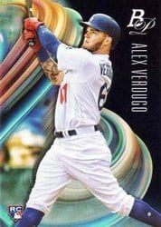 2018 Bowman Platinum Base Set Alex Verdugo #64 card