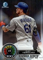 2018 Bowman Scouts Top 100 Alex Verdugo #BTP-28 card