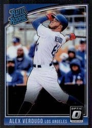 2018 Donruss Optic Base Set Alex Verdugo #45 card