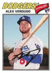 2018 Topps Archives Base Set Alex Verdugo #137 card