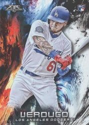 2018 Topps Fire Base Set Alex Verdugo #11 card