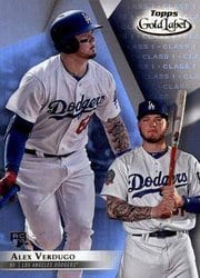 2018 Topps Gold Label Base Set Alex Verdugo #57 card