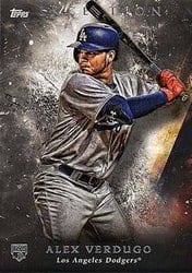 2018 Topps Inception Base Set Alex Verdugo #36 card