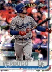 2019 Topps Chrome Sapphire Edition Base Set Alex Verdugo #671 card